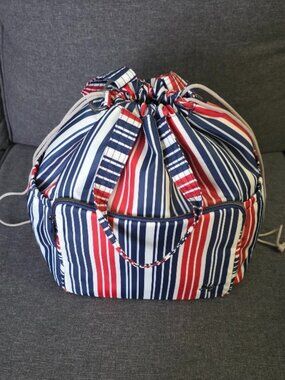JOY STRIPE Lug Ditty XL Tote EUC